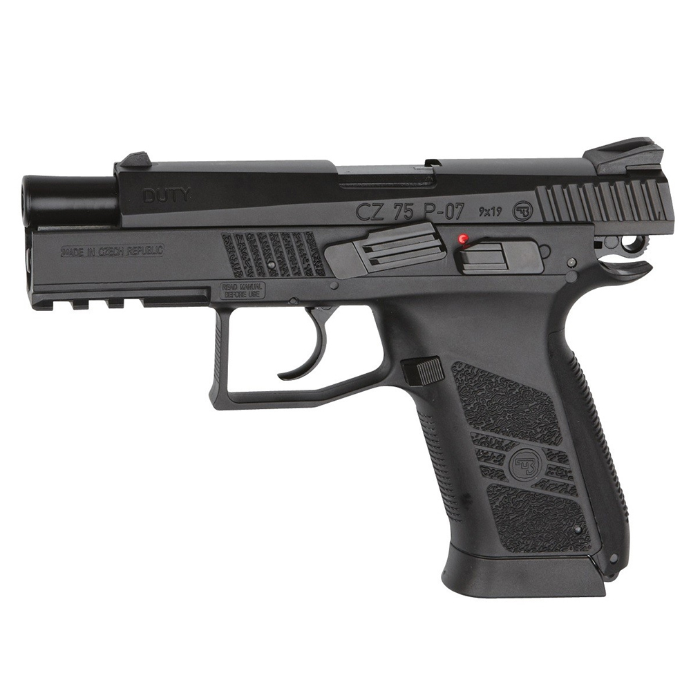 Пістолет пневматичний ASG CZ 75 P-07 Duty Blowback BB кал. 4.5 мм Фото 2